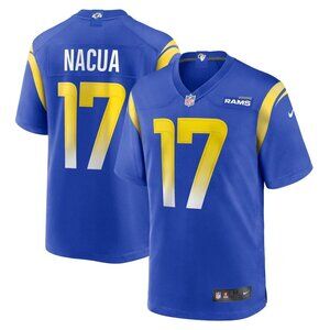 Mens Kids Youths Puka Nacua Royal Stitched Jersey